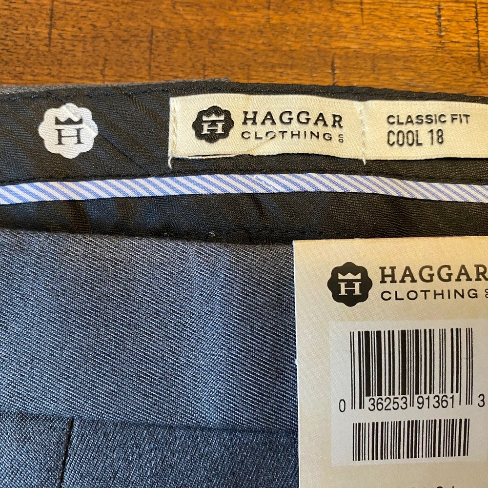 Haggar Mens Pants - Gray